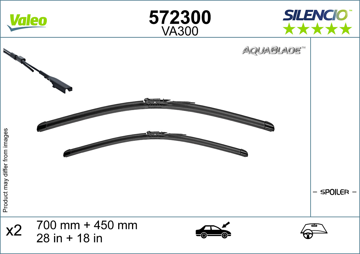 Spazzola tergi - 572300 VALEO